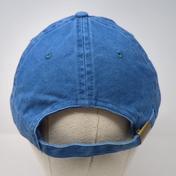 V Boise Slideback Baseball Hat Blue One Size Adjustable Embroidered Otto - Picture 6 of 10